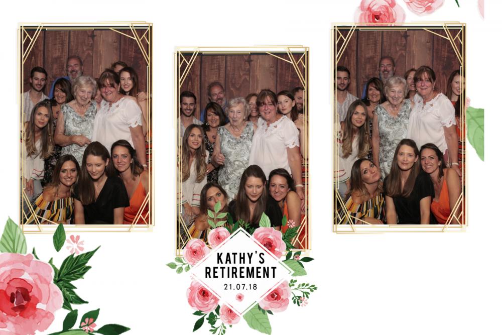 Kathy's surprise retirement party | View more photos from the event at gallery.myphotoboothexperience.co.uk/u/MyPhotoBoothExperienceLtd/Kathys-surprise-retirement-party